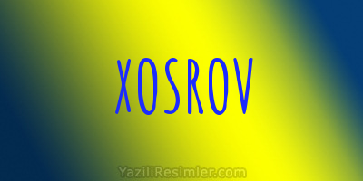 XOSROV