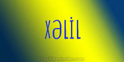 XƏLİL