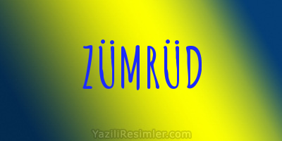 ZÜMRÜD