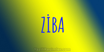 ZİBA