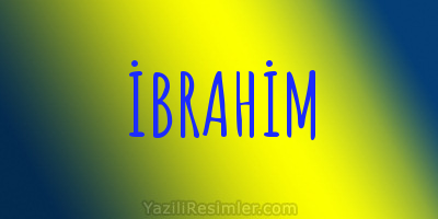 İBRAHİM