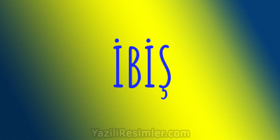 İBİŞ