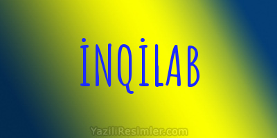 İNQİLAB