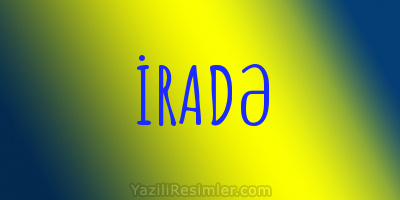 İRADƏ