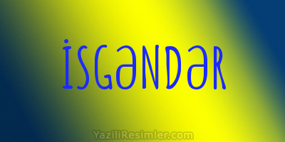 İSGƏNDƏR