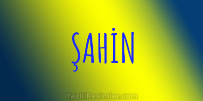 ŞAHİN