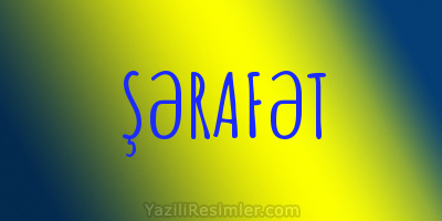 ŞƏRAFƏT