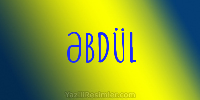 ƏBDÜL