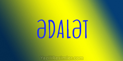 ƏDALƏT