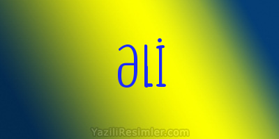 ƏLİ