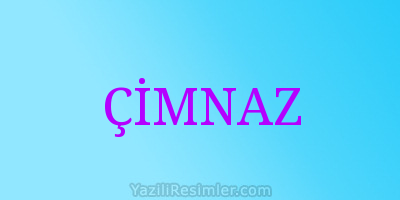 ÇİMNAZ