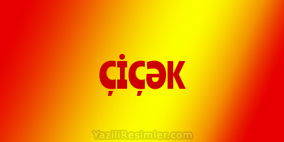 ÇİÇƏK