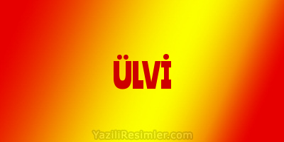 ÜLVİ