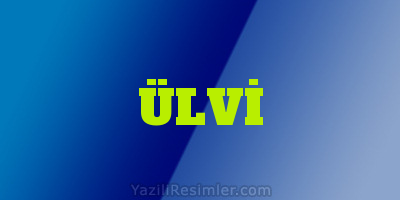 ÜLVİ