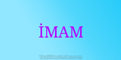 İMAM