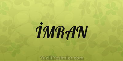 İMRAN