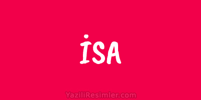 İSA