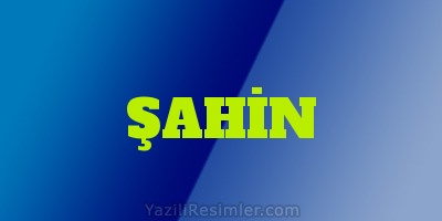 ŞAHİN