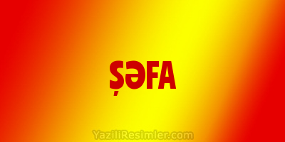 ŞƏFA