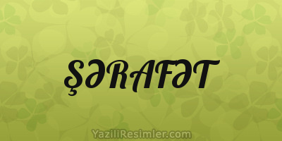 ŞƏRAFƏT