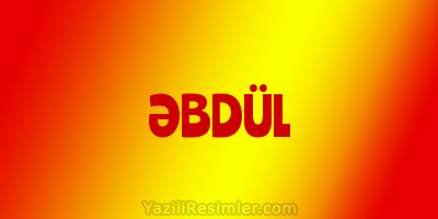 ƏBDÜL