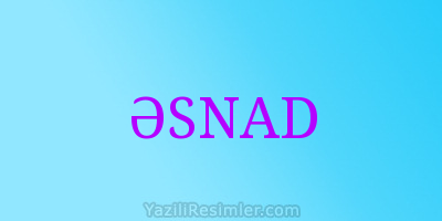 ƏSNAD