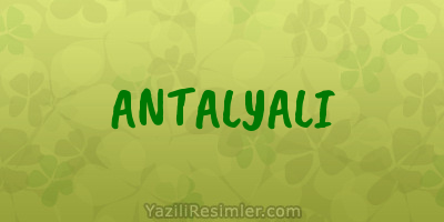 ANTALYALI