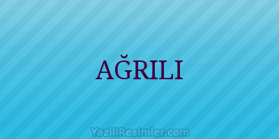 AĞRILI