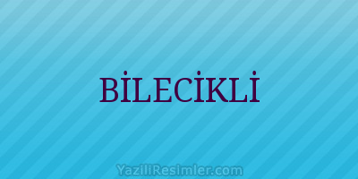 BİLECİKLİ