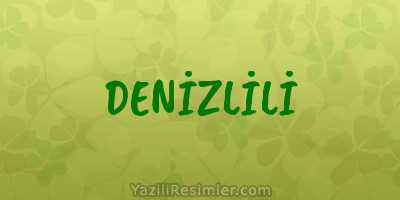 DENİZLİLİ