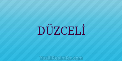 DÜZCELİ