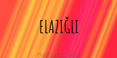 ELAZIĞLI