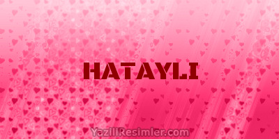 HATAYLI