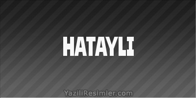 HATAYLI