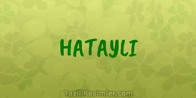 HATAYLI