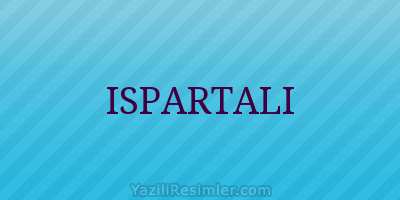 ISPARTALI