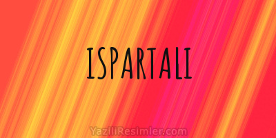 ISPARTALI