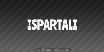 ISPARTALI