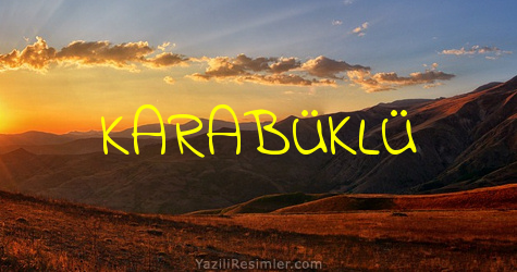 KARABÜKLÜ