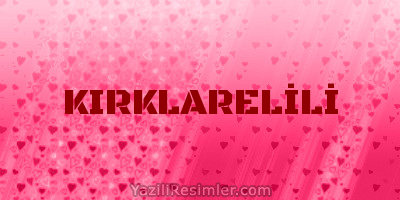 KIRKLARELİLİ