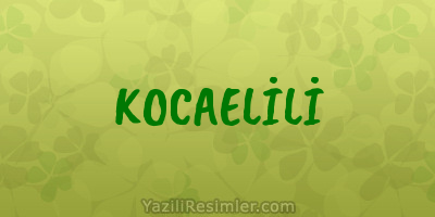 KOCAELİLİ