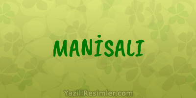 MANİSALI