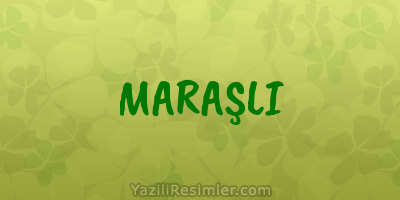 MARAŞLI