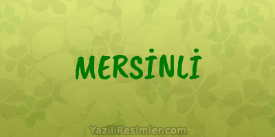 MERSİNLİ