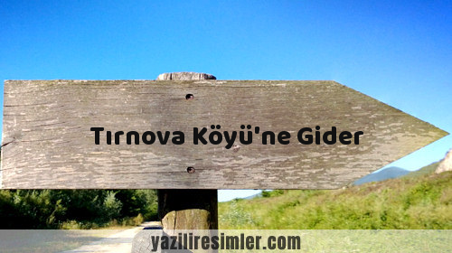 Tırnova Köyü'ne Gider