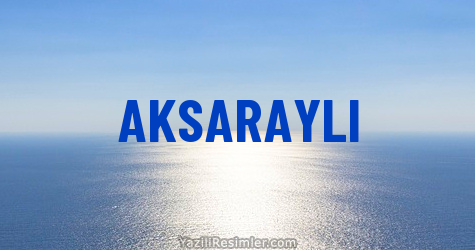 AKSARAYLI