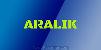 ARALIK