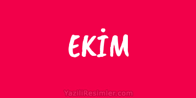 EKİM