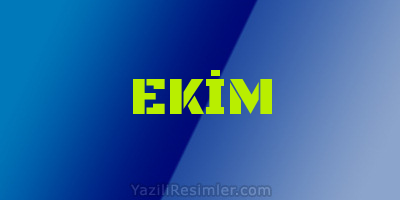 EKİM