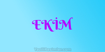 EKİM